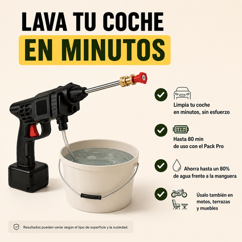 Hidrolimpiadora Inalámbrica Multiusos Mi Wash