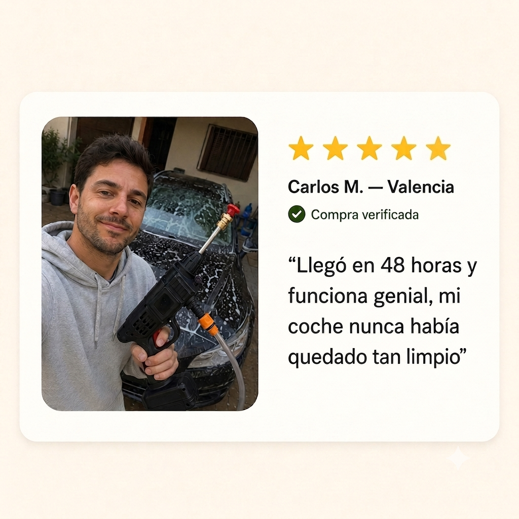 Hidrolimpiadora Inalámbrica Multiusos Mi Wash